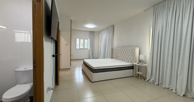 FOR RENT FURNISHED FIVE BEDROOM VILLA IN AGIOS TYCHONAS WITH ALL EN SUITE BEDROOMS , LARGE GARDEN, SWIMMING POOL