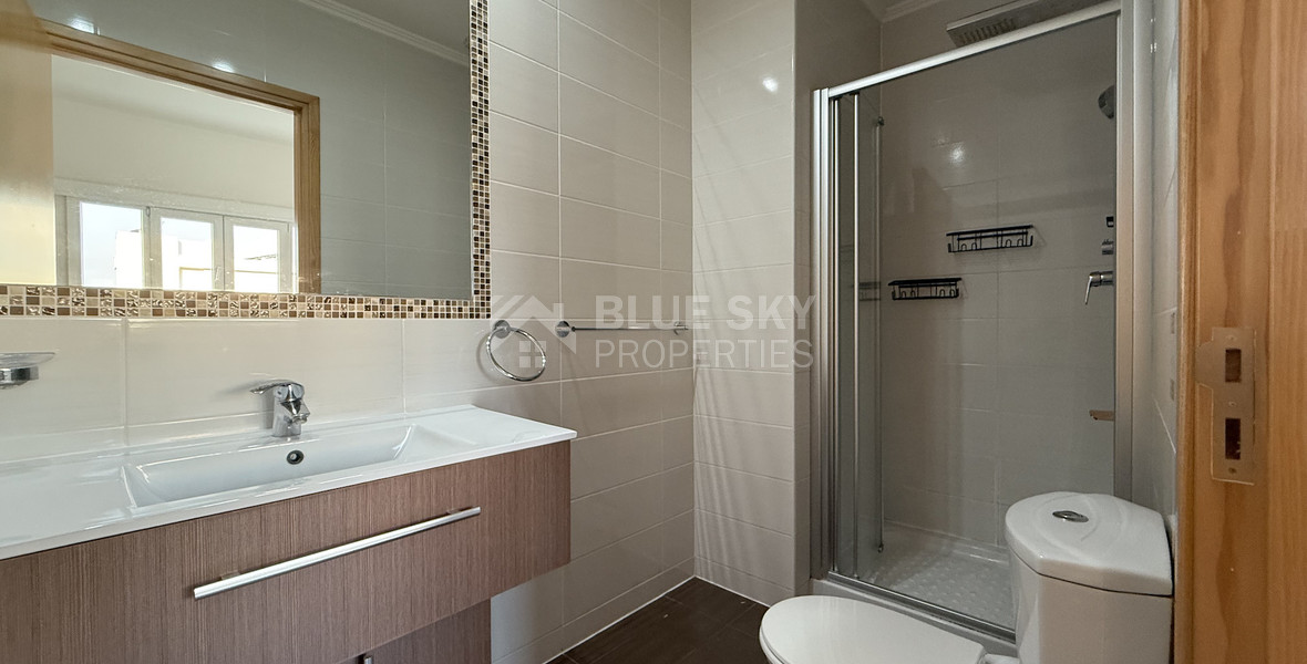 FOR RENT FURNISHED FIVE BEDROOM VILLA IN AGIOS TYCHONAS WITH ALL EN SUITE BEDROOMS , LARGE GARDEN, SWIMMING POOL