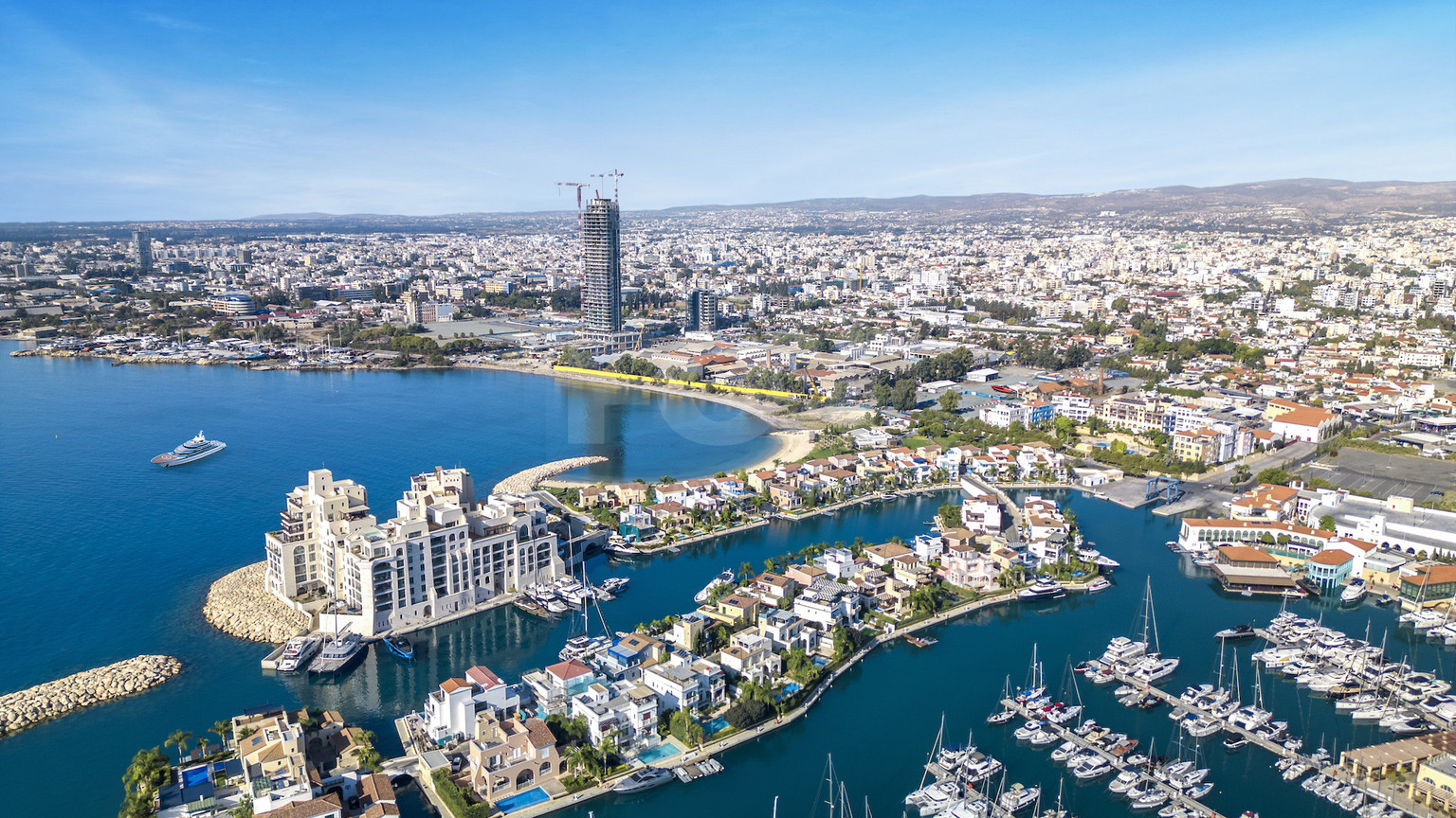 25th-Floor Luxury Beachfront Apartment for Sale Near Limassol Marina