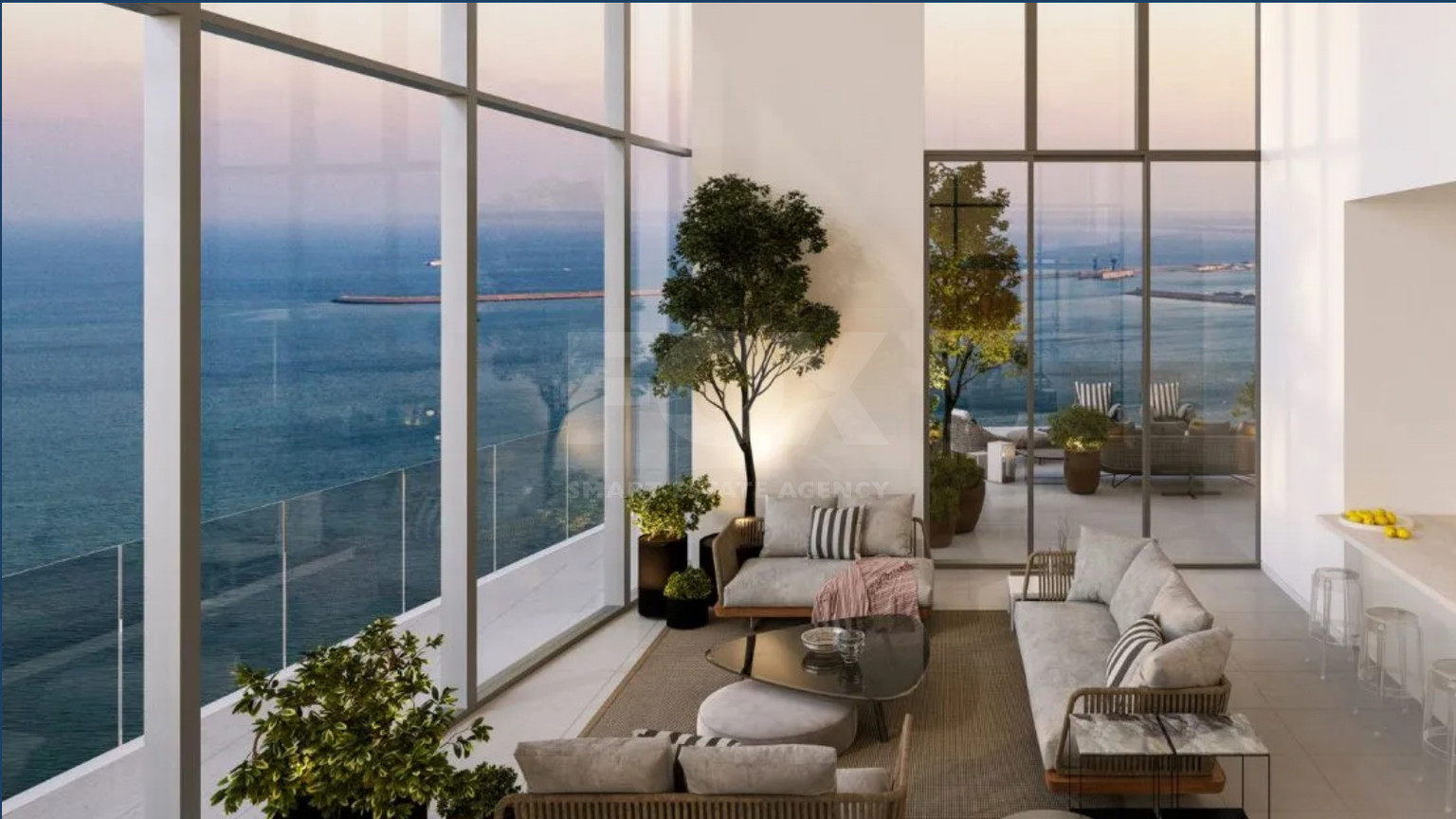 25th-Floor Luxury Beachfront Apartment for Sale Near Limassol Marina