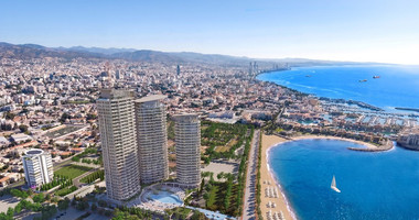 Elegant Seafront Living in Limassol – Spacious Three-Bedroom Residence for sale close to Limassol Marina