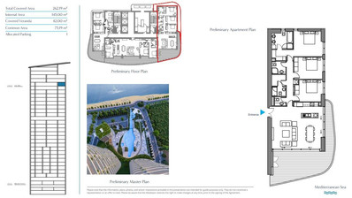 Elegant Seafront Living in Limassol – Spacious Three-Bedroom Residence for sale close to Limassol Marina