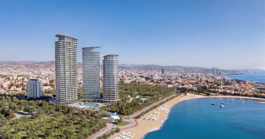 Elegant Seafront Living in Limassol – Spacious Three-Bedroom Residence for sale close to Limassol Marina