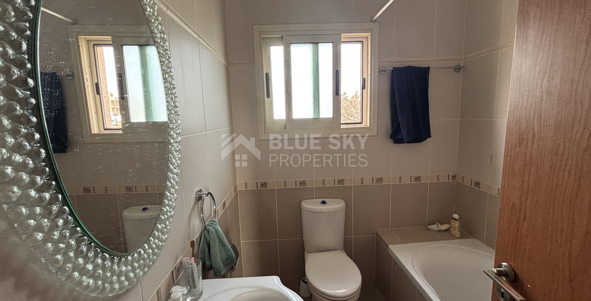 Spacious Three Bedroom Top Floor Apartment for rent in Agios Athanasios