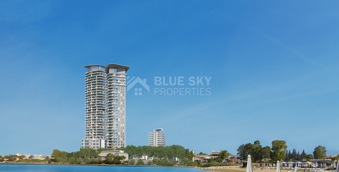 Elegant Seafront Living in Limassol – Spacious Three-Bedroom Residence plus maid room for sale close to Limassol Marina