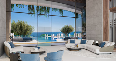 Elegant Seafront Living in Limassol – Spacious Three-Bedroom Residence plus maid room for sale close to Limassol Marina