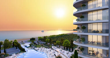 Elegant Seafront Living in Limassol – Spacious Three-Bedroom Residence plus maid room for sale close to Limassol Marina