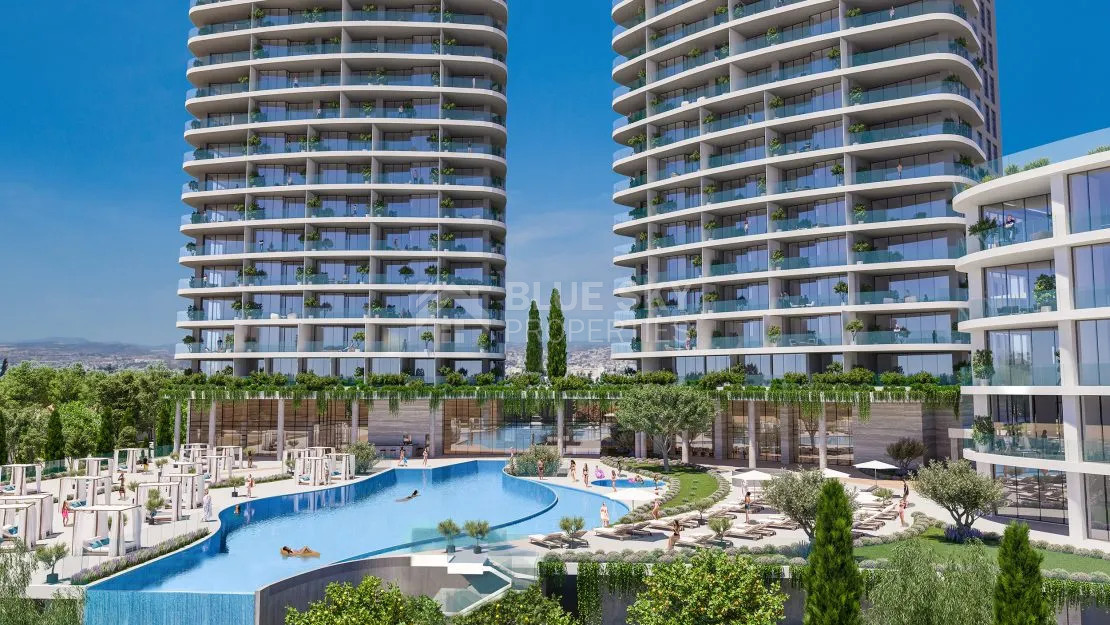 Elegant Seafront Living in Limassol – Spacious Three-Bedroom Residence plus maid room for sale close to Limassol Marina