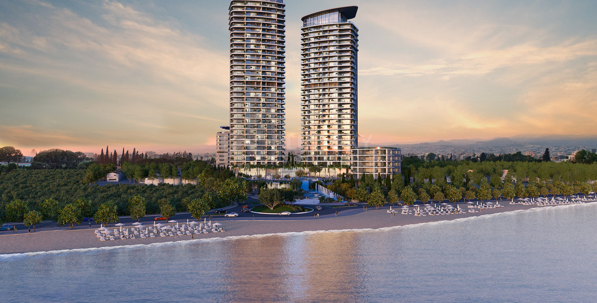 Elegant Seafront Living in Limassol – Spacious Three-Bedroom Residence plus maid room for sale close to Limassol Marina