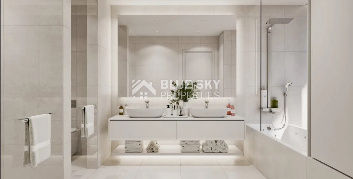 Elegant Seafront Living in Limassol – Spacious Three-Bedroom Residence plus maid room for sale close to Limassol Marina
