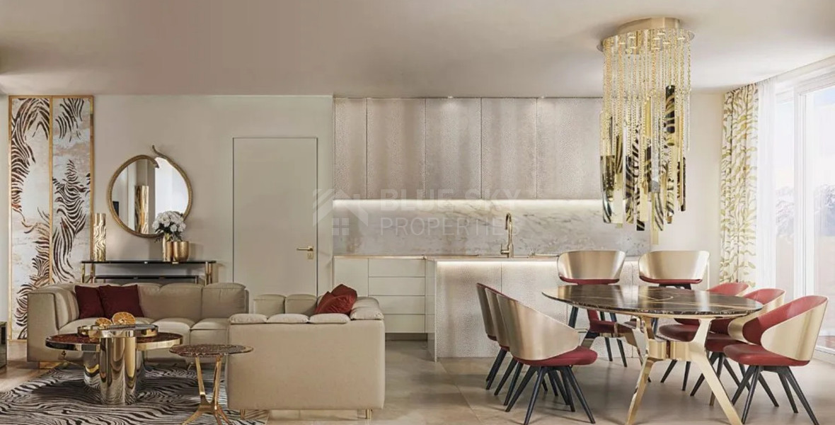 Elegant Seafront Living in Limassol – Spacious Three-Bedroom Residence plus maid room for sale close to Limassol Marina