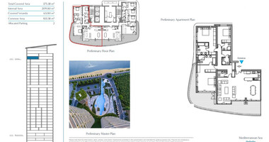 Elegant Seafront Living in Limassol – Spacious Three-Bedroom Residence plus maid room for sale close to Limassol Marina