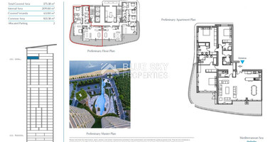 Elegant Seafront Living in Limassol – Spacious Three-Bedroom Residence plus maid room for sale close to Limassol Marina