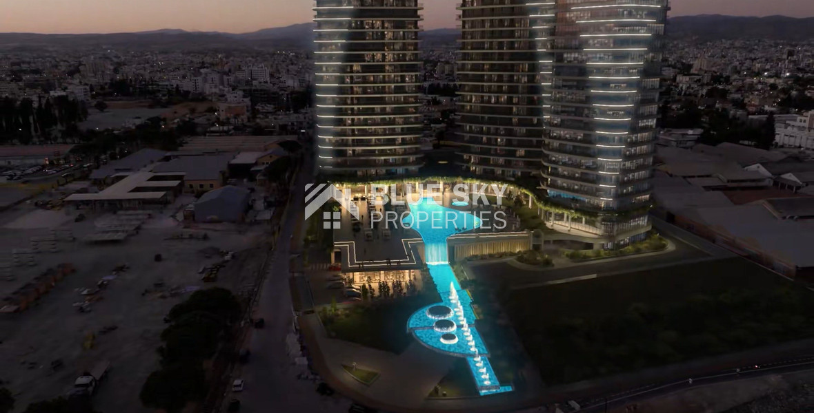 Elegant Seafront Living in Limassol – Spacious Three-Bedroom Residence plus maid room for sale close to Limassol Marina