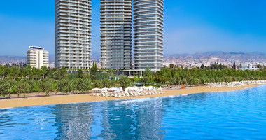 Elegant Seafront Living in Limassol – Spacious Three-Bedroom Residence plus maid room for sale close to Limassol Marina