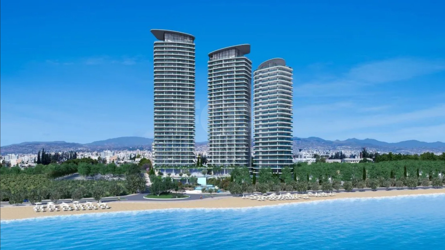 Elegant Seafront Living in Limassol – Spacious Three-Bedroom Residence plus maid room for sale close to Limassol Marina
