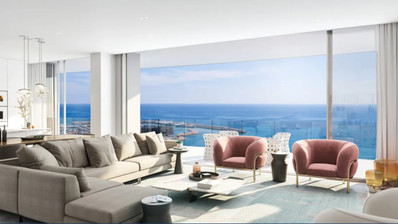Elegant Seafront Living in Limassol – Spacious Three-Bedroom Residence plus maid room for sale close to Limassol Marina