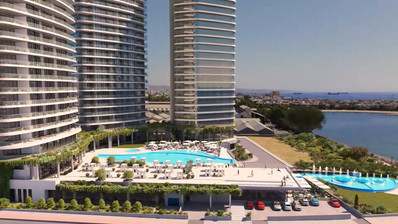 Elegant Seafront Living in Limassol – Spacious Three-Bedroom Residence plus maid room for sale close to Limassol Marina