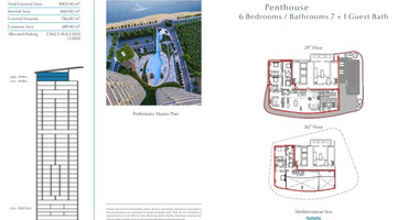 Elegant Seafront Living in Limassol – Spacious Six-Bedroom Penthouse for sale close to Limassol Marina