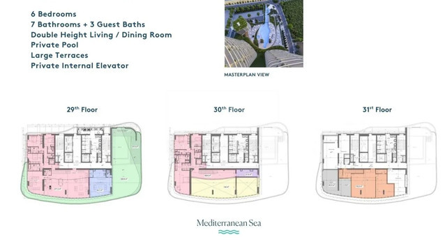 Waterfront Sky Mansion for Sale Next to Limassol Marina | One-of-a-Kind Luxury Penthous