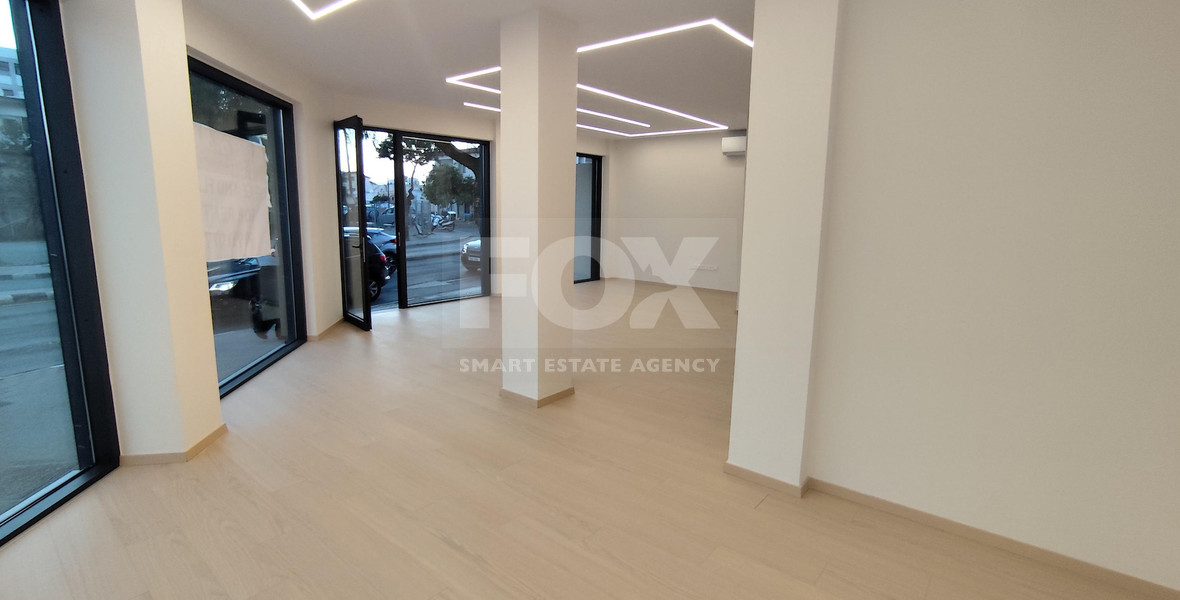 Renovated corner shop in Apostolos Andreas for rent, Limassol