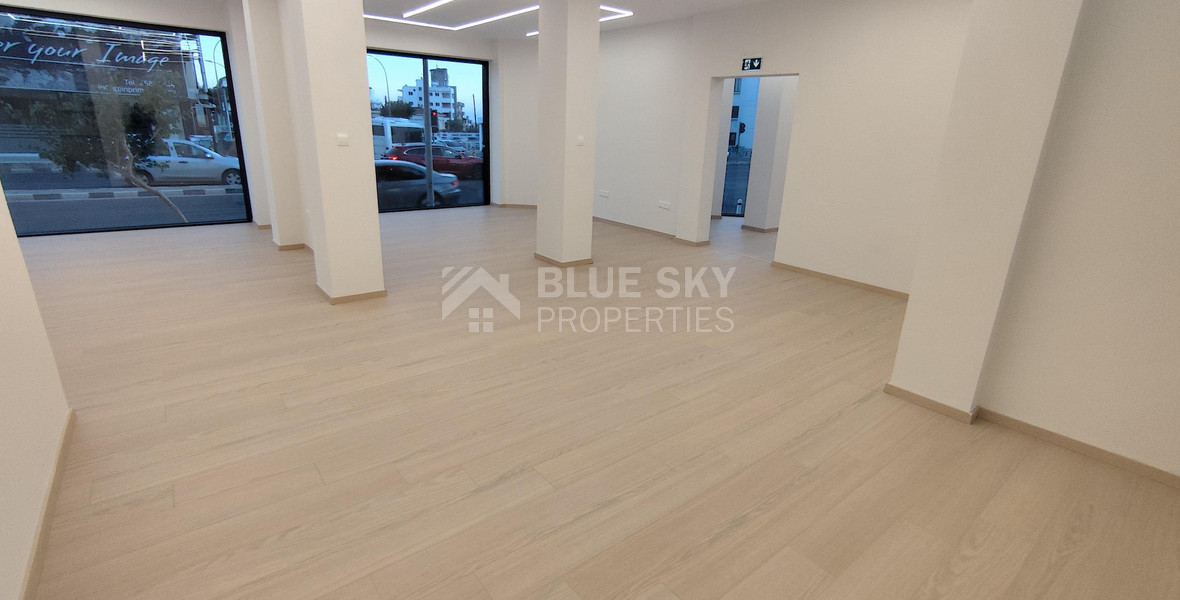 Renovated corner shop in Apostolos Andreas for rent, Limassol