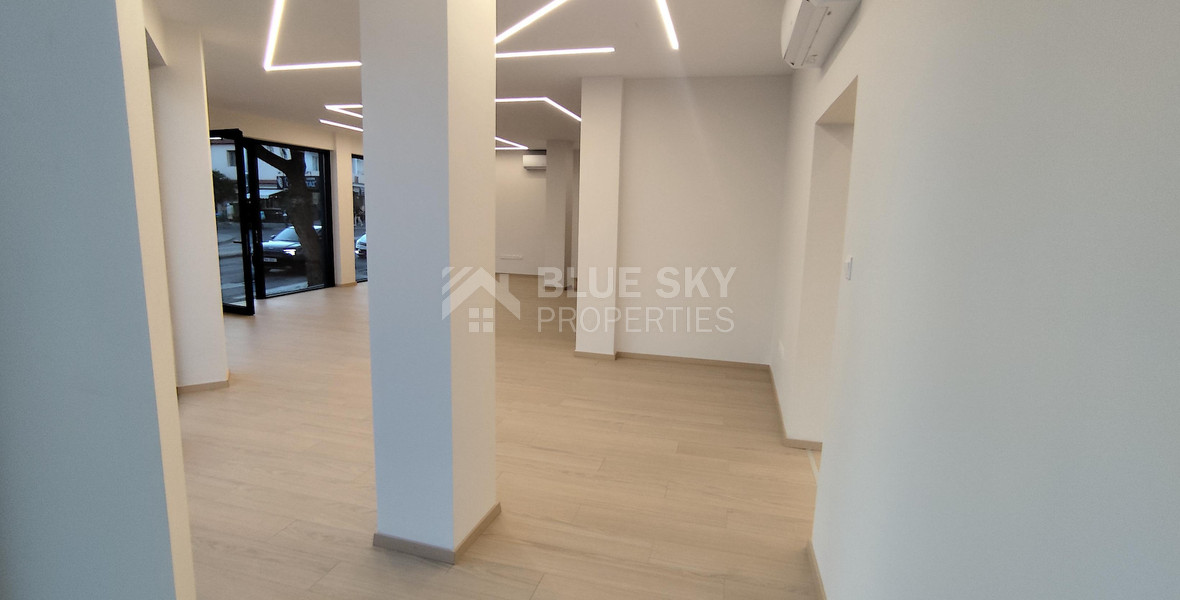 Renovated corner shop in Apostolos Andreas for rent, Limassol