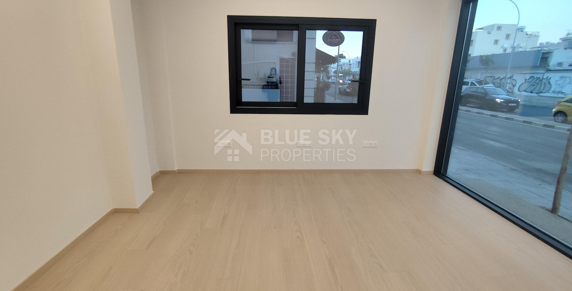 Renovated corner shop in Apostolos Andreas for rent, Limassol