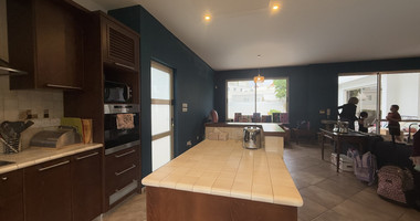 FOR RENT DETACHED FOUR BEDROOM HOUSE WITH SEPARATE OFFICE IN KATO POLEMIDIA OFFERING LANDSCAPED GARDEN AND SWIMMING POOL.