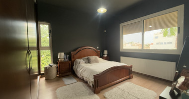 FOR RENT DETACHED FOUR BEDROOM HOUSE WITH SEPARATE OFFICE IN KATO POLEMIDIA OFFERING LANDSCAPED GARDEN AND SWIMMING POOL.