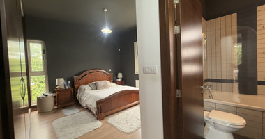 FOR RENT DETACHED FOUR BEDROOM HOUSE WITH SEPARATE OFFICE IN KATO POLEMIDIA OFFERING LANDSCAPED GARDEN AND SWIMMING POOL.