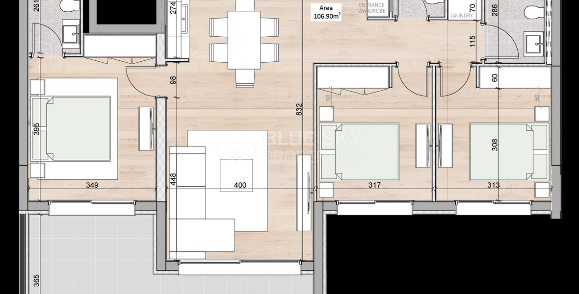 Spacious 3-Bedroom Apartment for Sale in  Kapsalos, Limassol