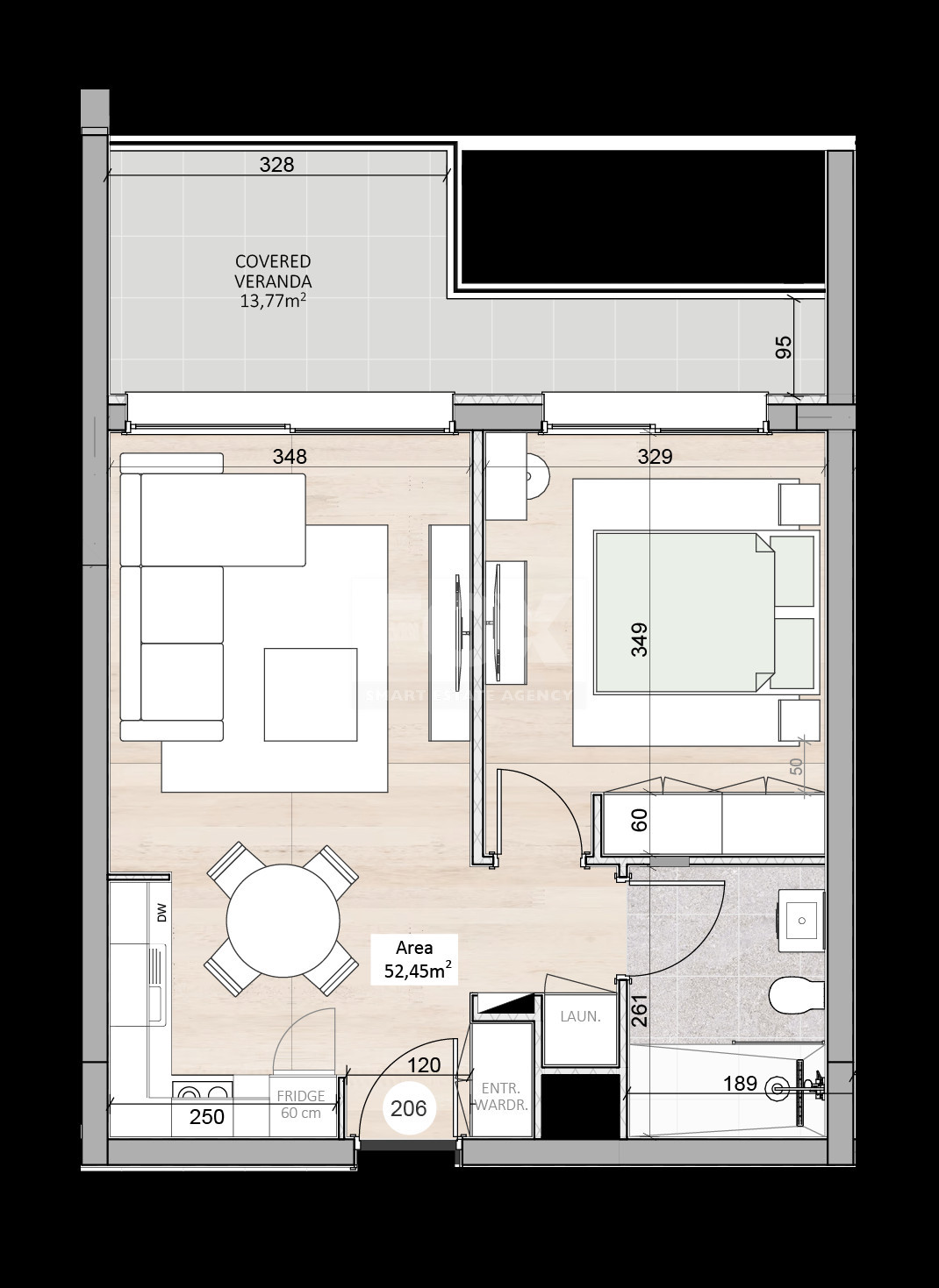 Stylish 1-Bedroom Apartment For Sale in Kapsalos, Limassol
