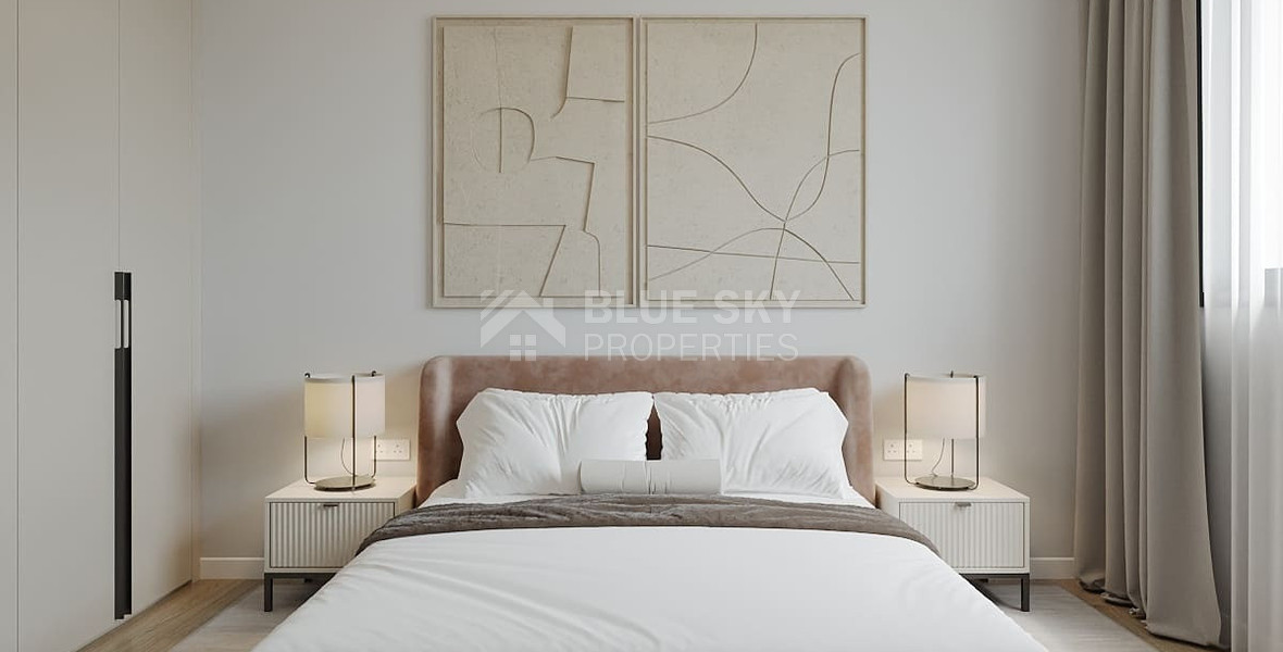 Sophisticated Top-Floor 2-Bedroom Apartment with Roof Garden in Kapsalos, Limassol