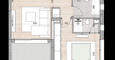 Sophisticated Top-Floor 2-Bedroom Apartment with Roof Garden in Kapsalos, Limassol