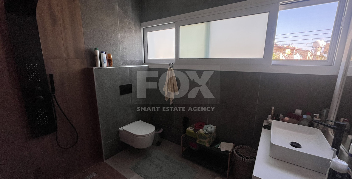 For Sale Modern Spacious Five Bedroom House with Roof Garden and Sea View in Agios Athanasios