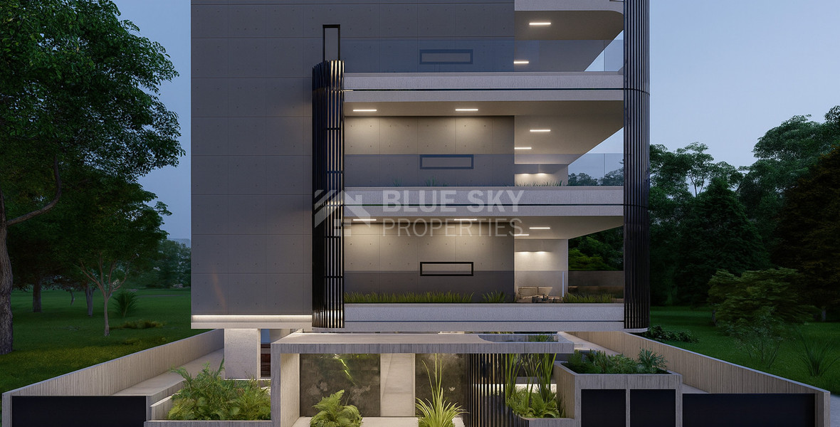 Spacious three Bedroom penthouse with private roof garden for sale in Tsiflikoudia