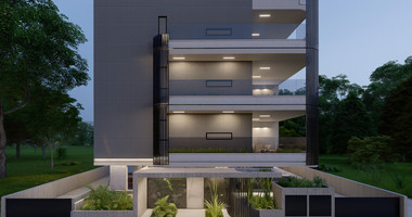 Spacious three Bedroom penthouse with private roof garden for sale in Tsiflikoudia