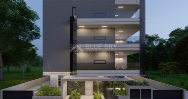 Spacious three Bedroom penthouse with private roof garden for sale in Tsiflikoudia