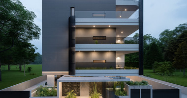 Spacious three Bedroom penthouse with private roof garden for sale in Tsiflikoudia