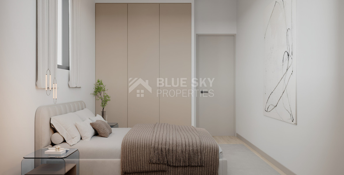 Spacious three Bedroom penthouse with private roof garden for sale in Tsiflikoudia