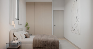 Spacious three Bedroom penthouse with private roof garden for sale in Tsiflikoudia