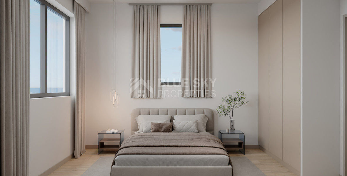 Spacious three Bedroom penthouse with private roof garden for sale in Tsiflikoudia