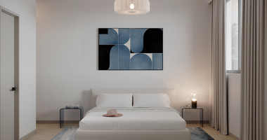 Spacious three Bedroom penthouse with private roof garden for sale in Tsiflikoudia