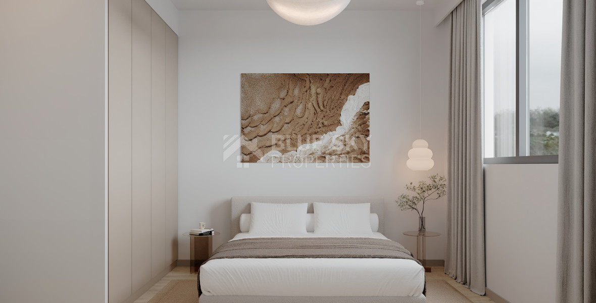 Spacious three Bedroom penthouse with private roof garden for sale in Tsiflikoudia