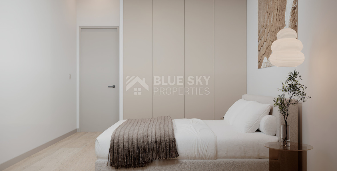 Spacious three Bedroom penthouse with private roof garden for sale in Tsiflikoudia