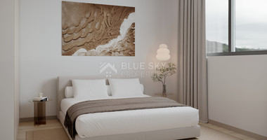 Spacious three Bedroom penthouse with private roof garden for sale in Tsiflikoudia