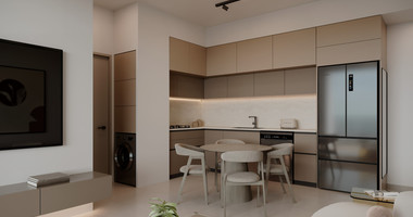 Spacious three Bedroom penthouse with private roof garden for sale in Tsiflikoudia