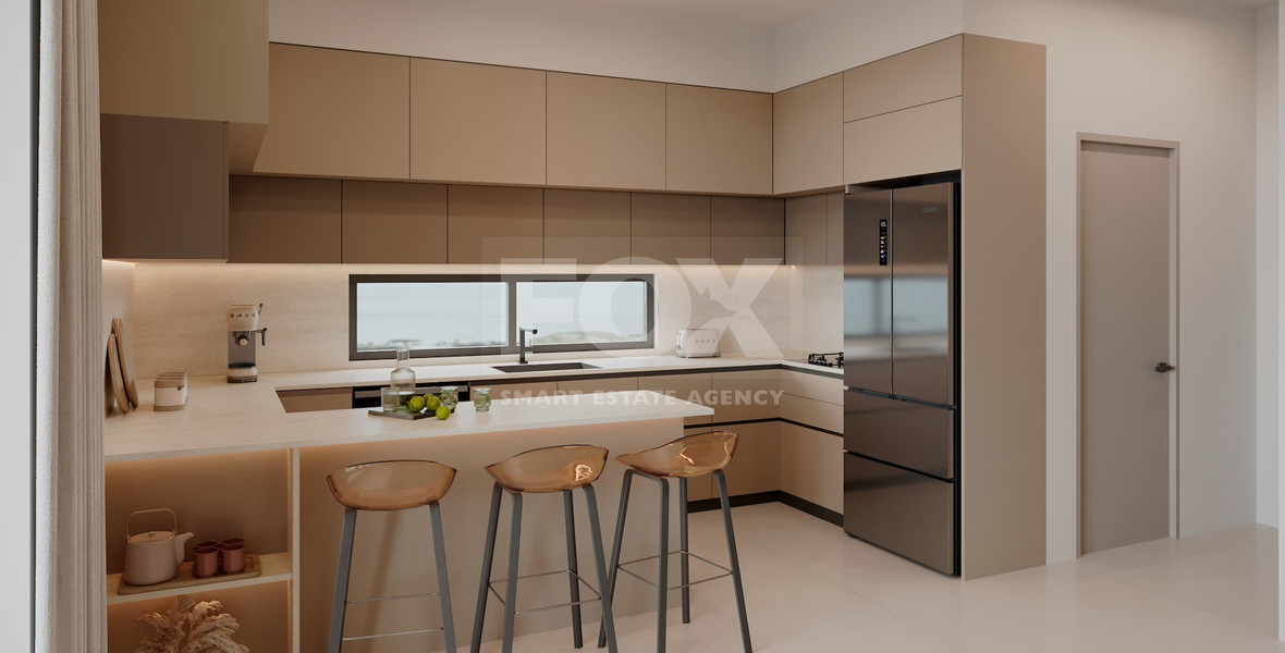 Spacious three Bedroom penthouse with private roof garden for sale in Tsiflikoudia