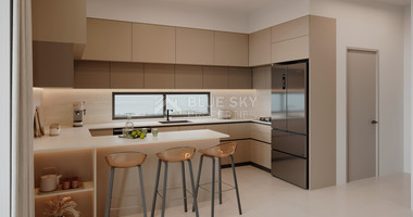 Spacious three Bedroom penthouse with private roof garden for sale in Tsiflikoudia